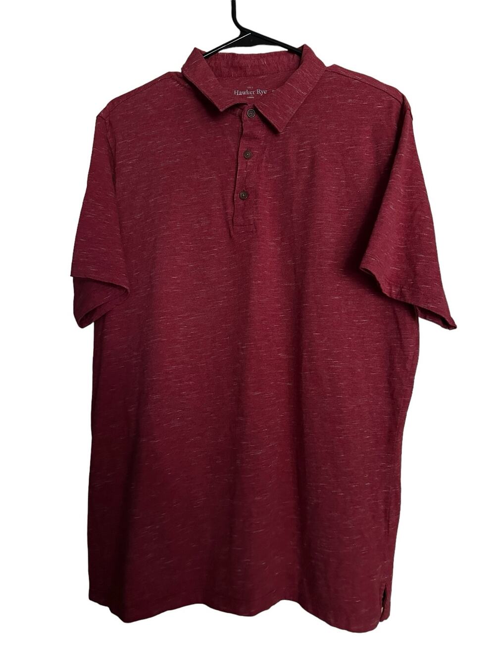 Hawker Rye Performance Polo Red Size XL